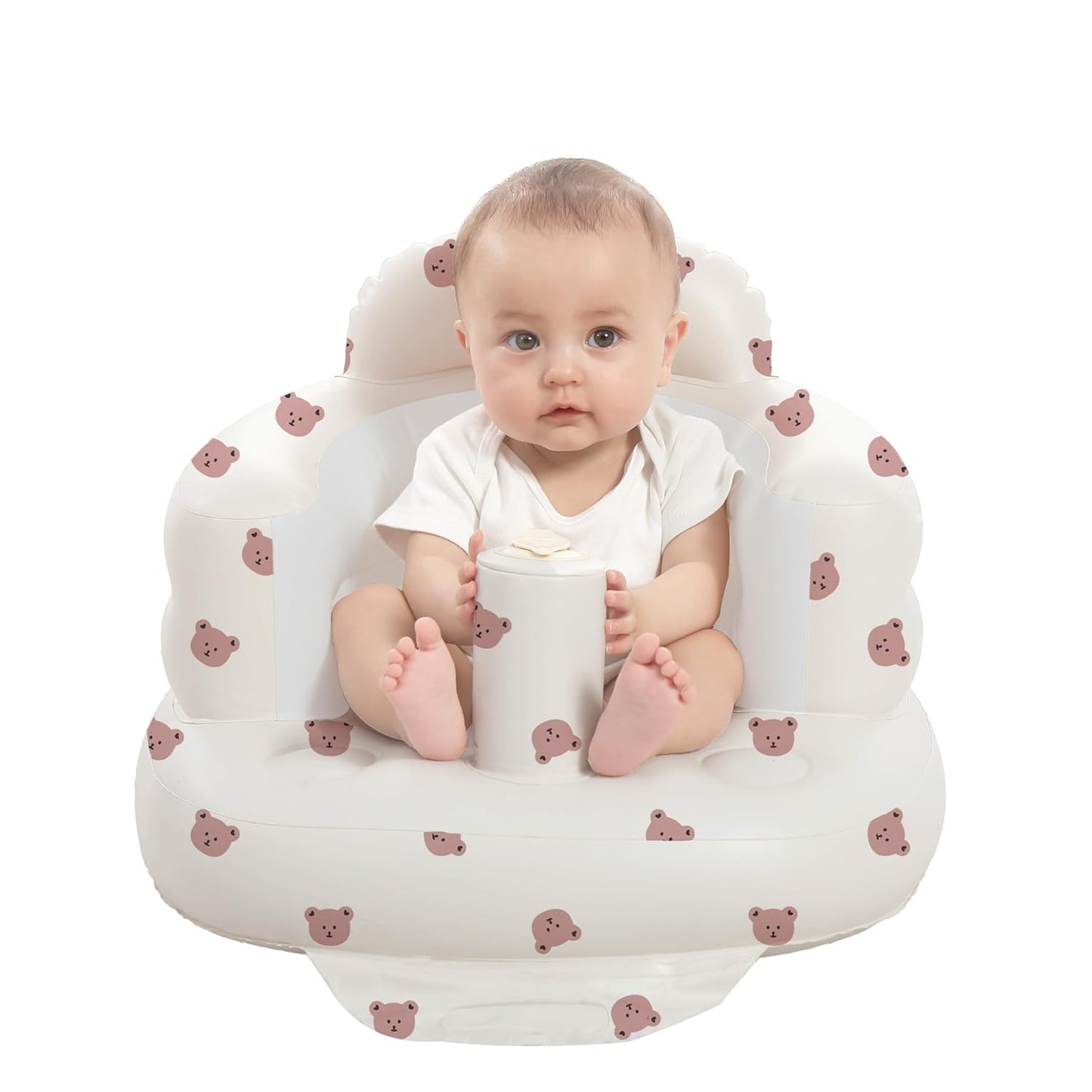 Portable Inflatable Baby Seat - Built-in Pump for Easy Setup