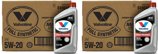 Valvoline Full Synthetic High Mileage Motor Oil with MaxLife Tech