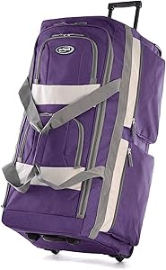 Olympia U.S.A. 8 Pocket Rolling Duffel Bag for Travel Needs