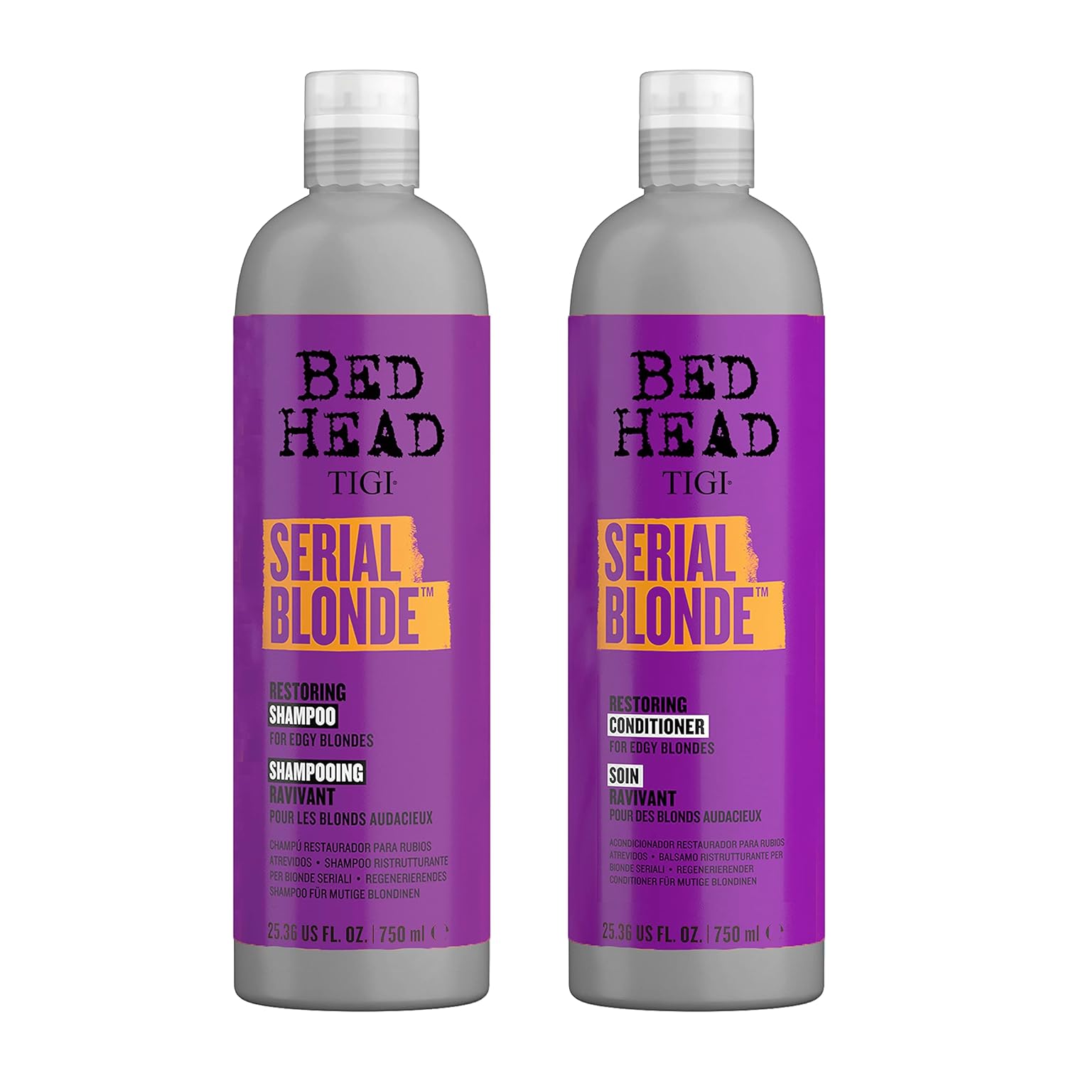 TIGI Blonde Hair Repair Duo 25.36 fl oz x 2 - Hydrolyzed Keratin
