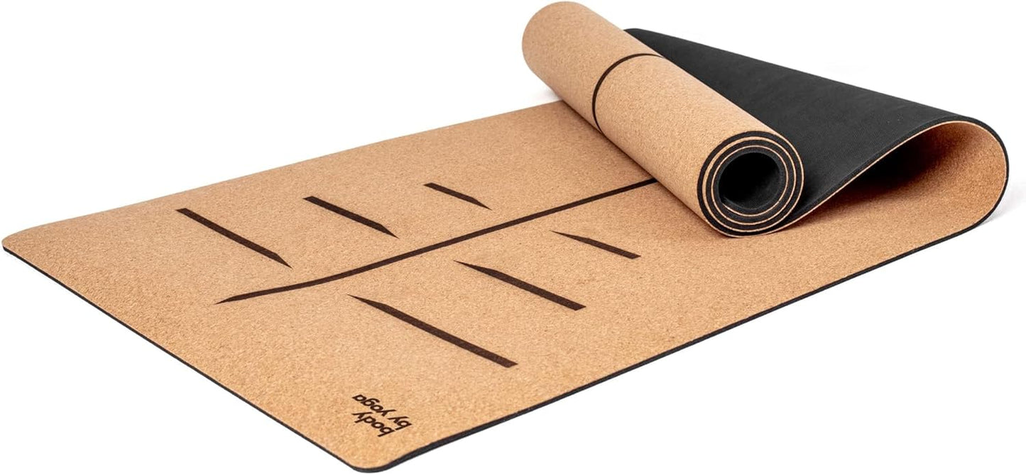 Premium Cork Yoga Mat: Non-Slip, Extra Thick Grip