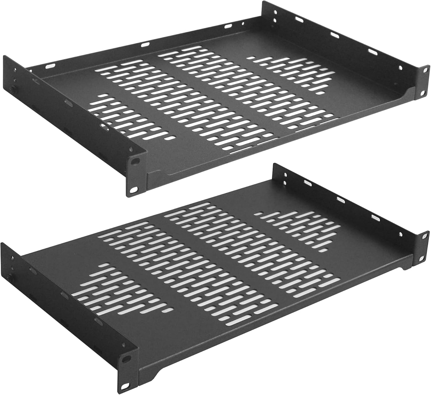 RIVECO 2 PCS 10 Rack Shelves for 19 in Network Rack & Cabinets