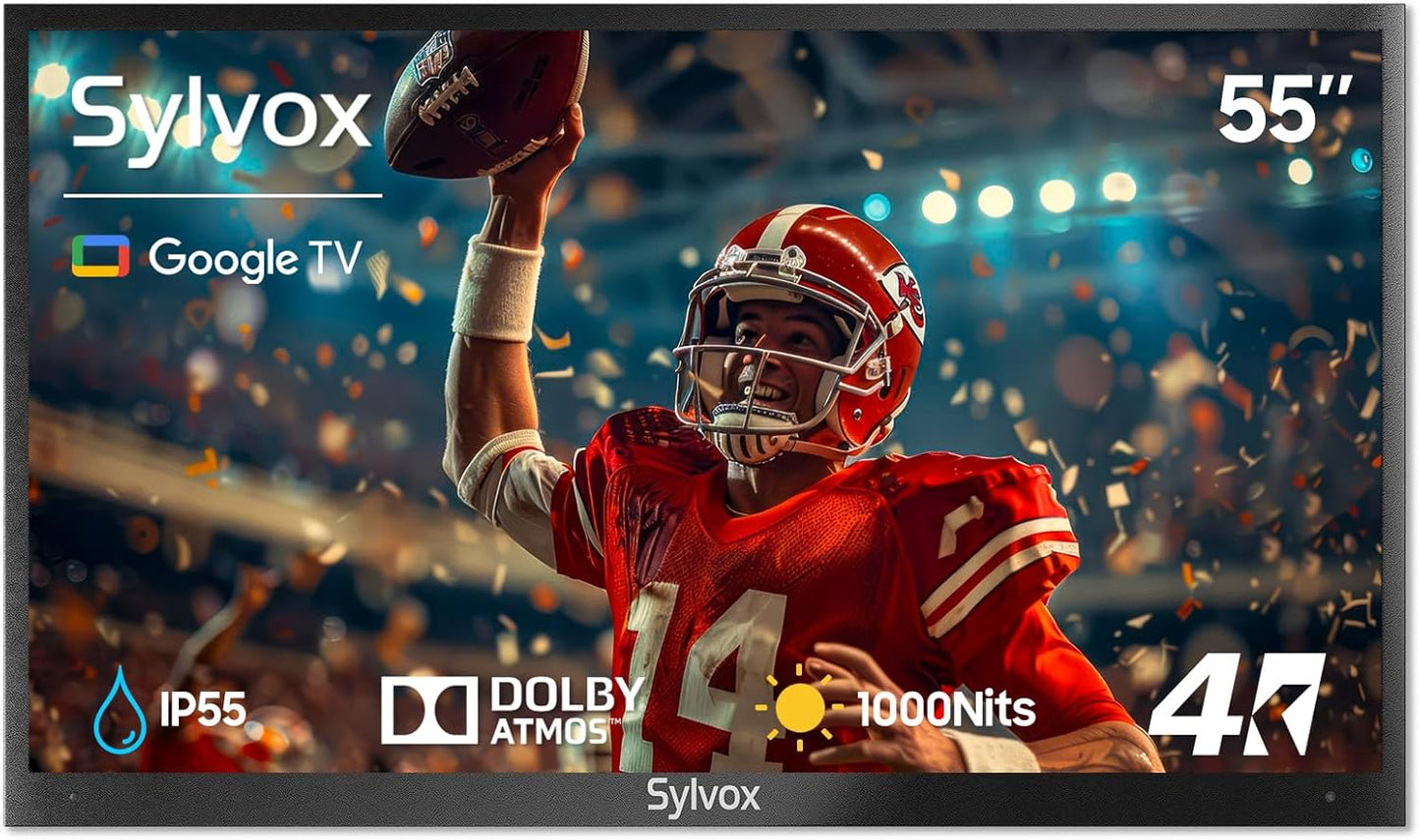SYLVOX 55 4K HDR Outdoor Smart TV