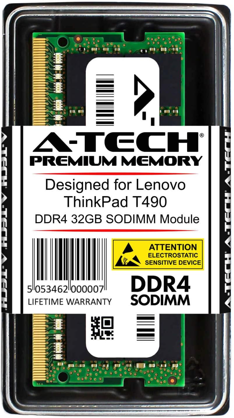 32GB DDR4 RAM Upgrade for Lenovo ThinkPad T490 Laptop