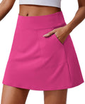 Women's Golf Skorts 18 Inches with Four Pockets and Sun Protection