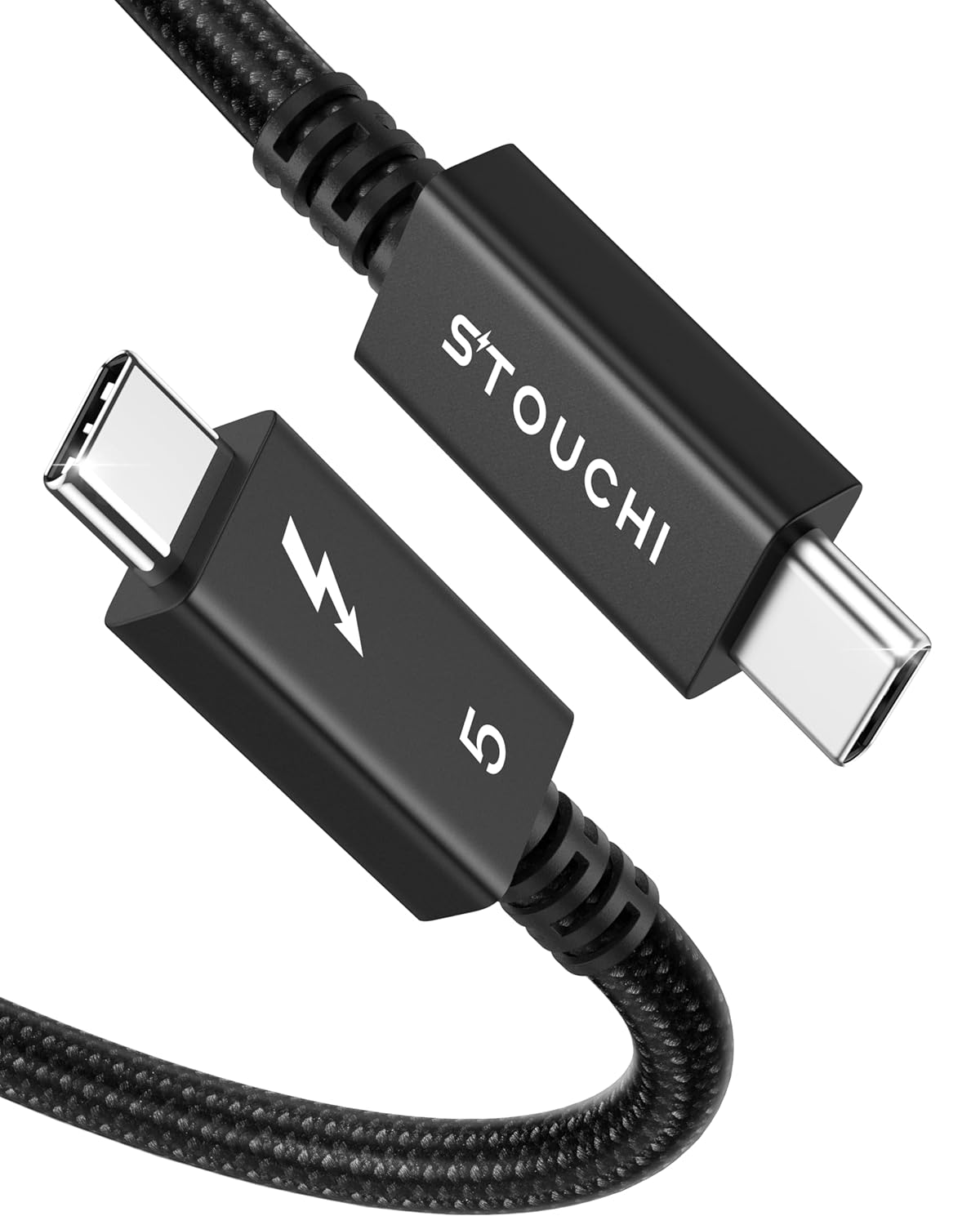 Stouchi Thunderbolt 5 Cable with 80Gbps Speed and 240W Power