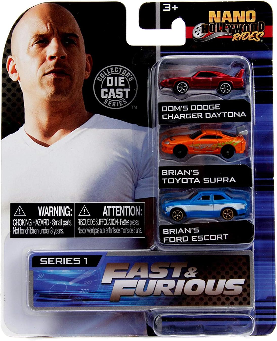 Fast & Furious Nano Hollywood Rides Set by Jada