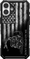 Don't Tread on Me iPhone 16 Plus UAG Pathfinder Case - Black Camo