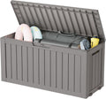 KAMABOKO Deck Box 75 Gallon Resin Outdoor Storage - Lockable