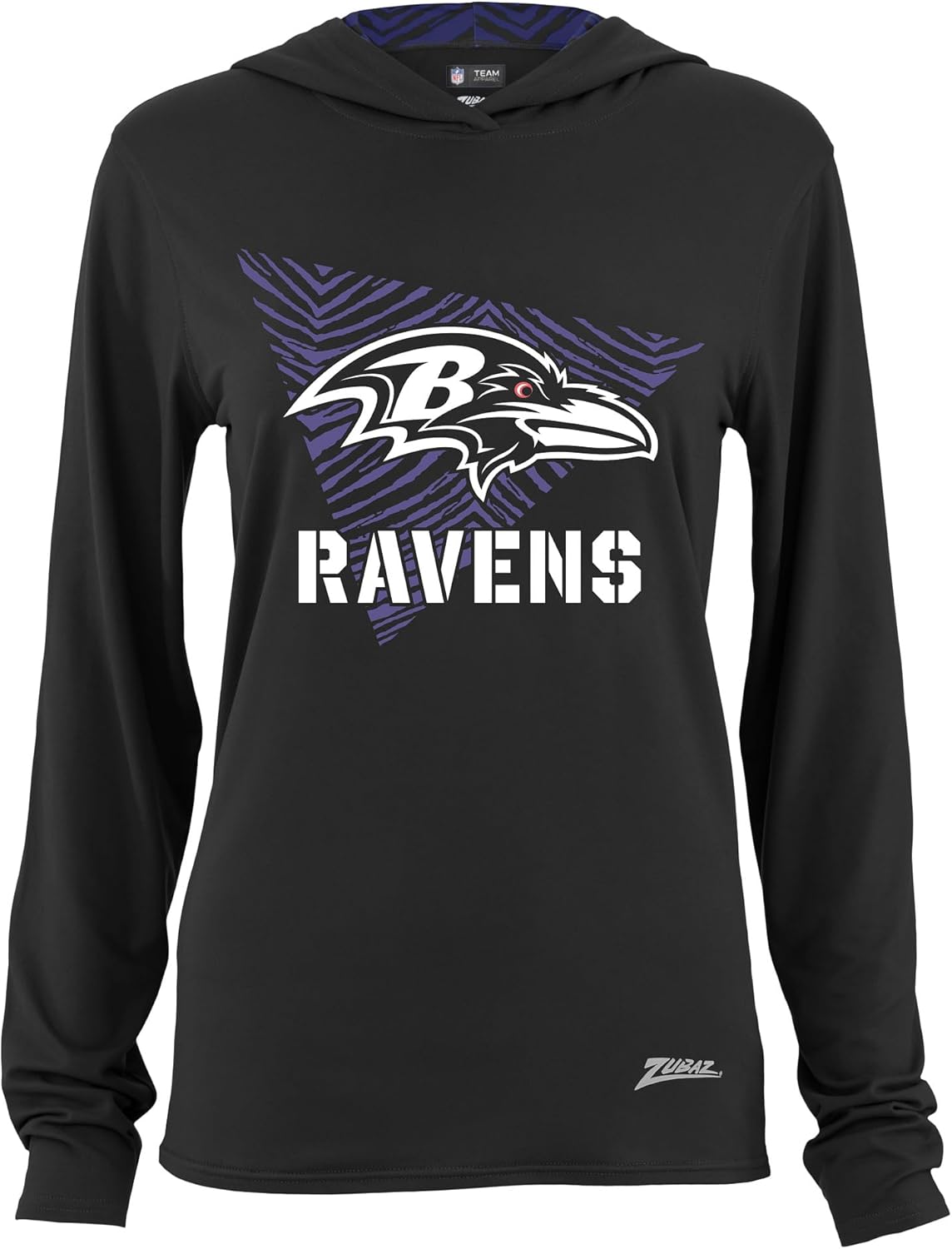 NFL Women's Lightweight Hoodie with Lined Hood for Comfort