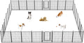 Dog Playpen 32 in 28 Panels Indoor Outdoor Dog Pen - Portable Heavy