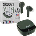 Groovz True Wireless Earbuds - 27Hr Battery & IPx4 Water Resistant