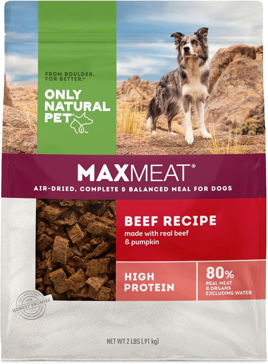 MaxMeat Holistic Air Dried Dog Food - Grain Free & High Protein