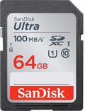 SanDisk 64GB SD Ultra Memory Card 10 Pack - Fast Full HD Performance