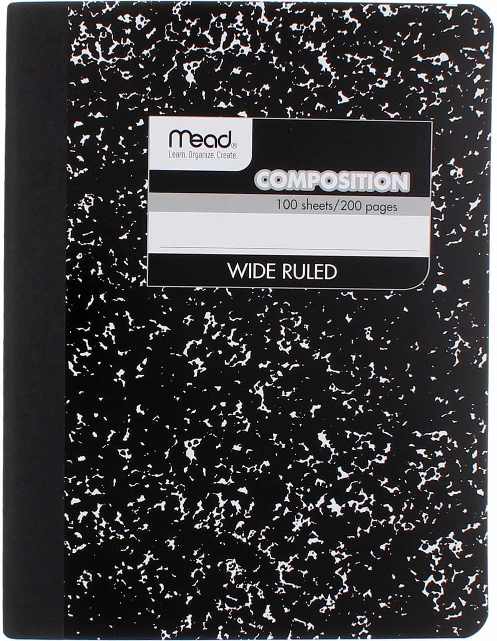 2-Pack Mead Black Marble Composition Books, College Rule