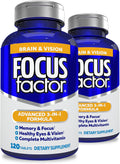 Focus Factor Brain and Vision Supplement 120 Count - Memory & Eye