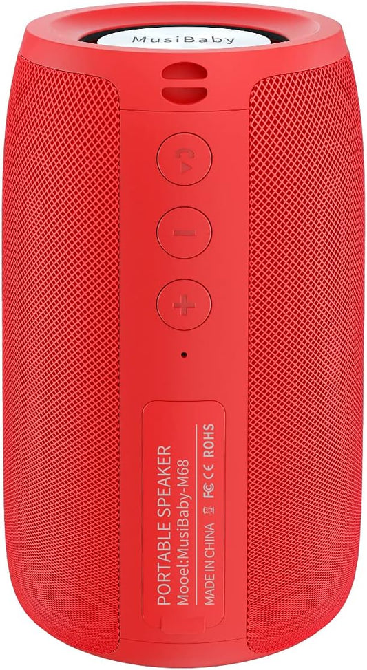Wireless Waterproof Speaker - Booming Bass, 24H Playtime