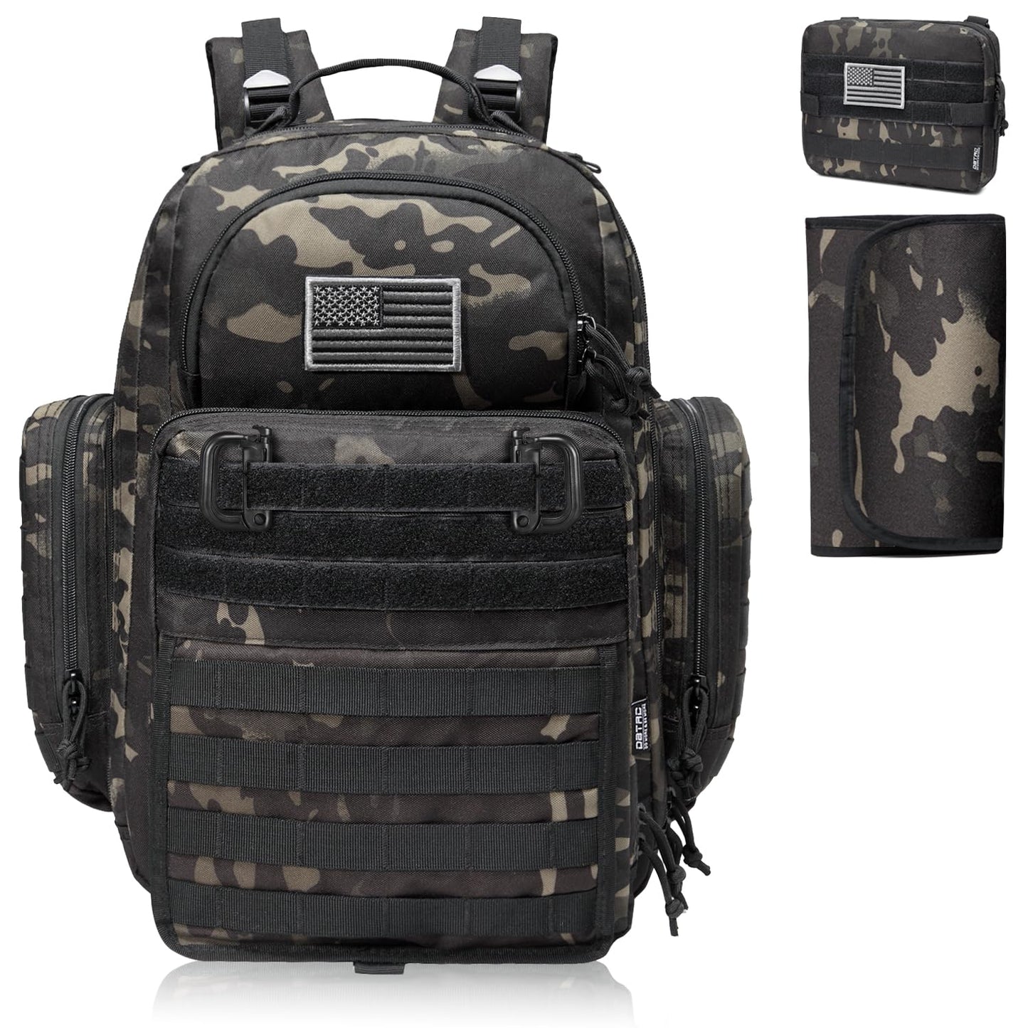 DBTAC Diaper Bag Backpack for Dad with Changing Mat & Pockets
