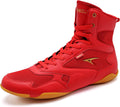 Men Wrestling Boxing High Top Shoes - Zero Drop Traction