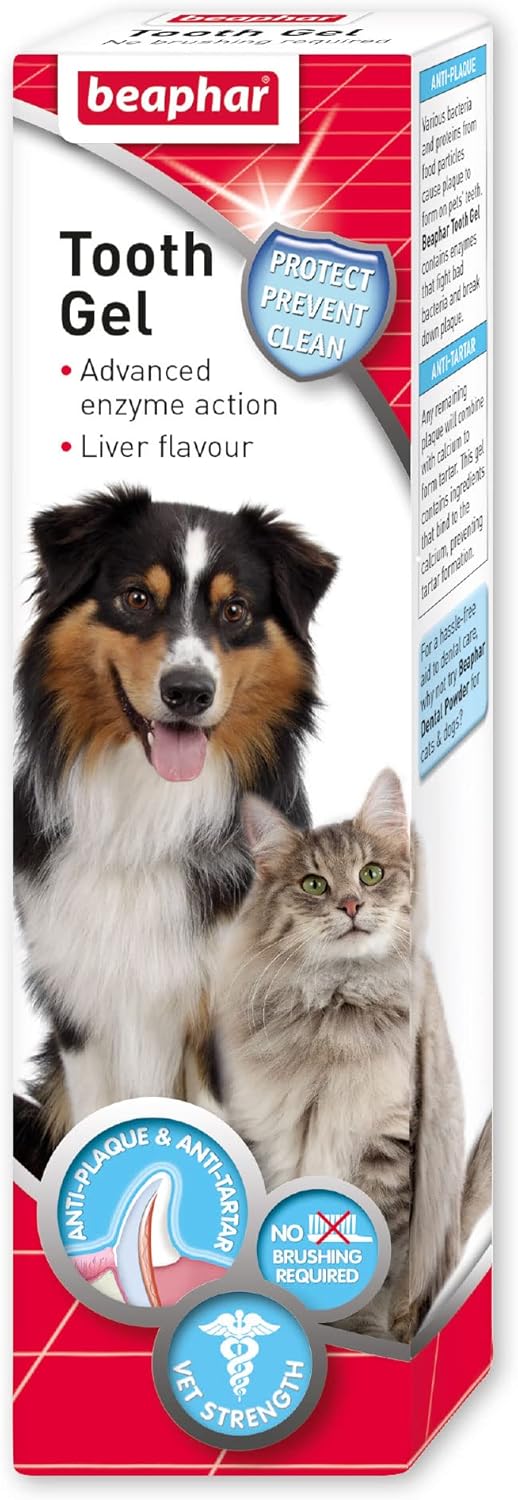 Beaphar Tooth Gel for Dogs and Cats - Plaque Prevention Solution