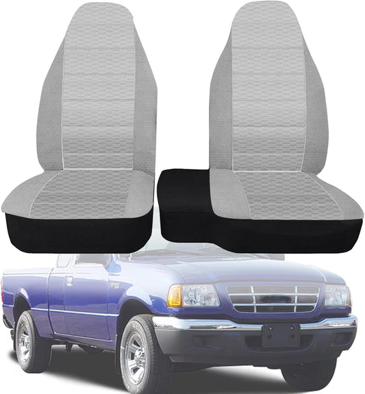 2Pcs High Back Bench Seat Cover for Ford Ranger XLT 1998-2003