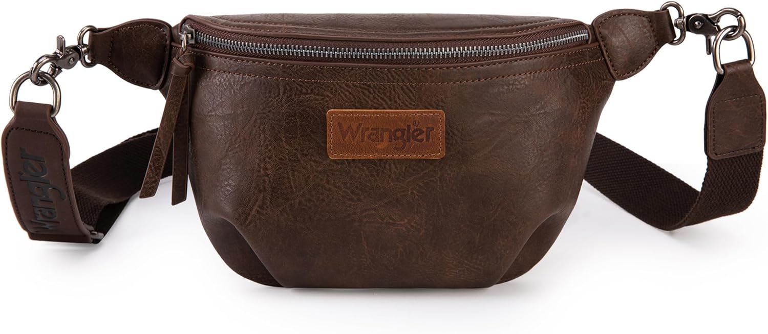 Wrangler Large Fanny Packs for Women Travel Belt Bags