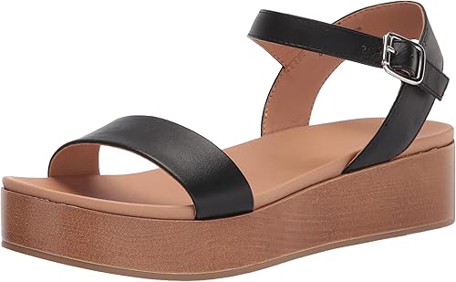 Stylish Women's Two Band Flatform Sandal for Comfort and Fashion