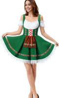 Oktoberfest Dirndl Dress Women Bavarian Style Costume - Cute Authentic