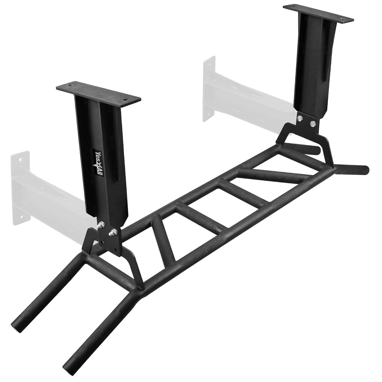 Yes4All Heavy Duty Wall Mounted Pull Up Bar for Home Gym