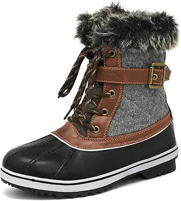DREAM PAIRS Women's Mid Calf Waterproof Winter Snow Boots Review