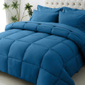 Queen Comforter Set Teal - Ultra-Soft 7-Piece Bed in a Bag