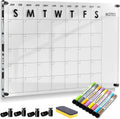 Oversize Premium Acrylic Calendar for Wall 28in x 20in - Clear Monthly