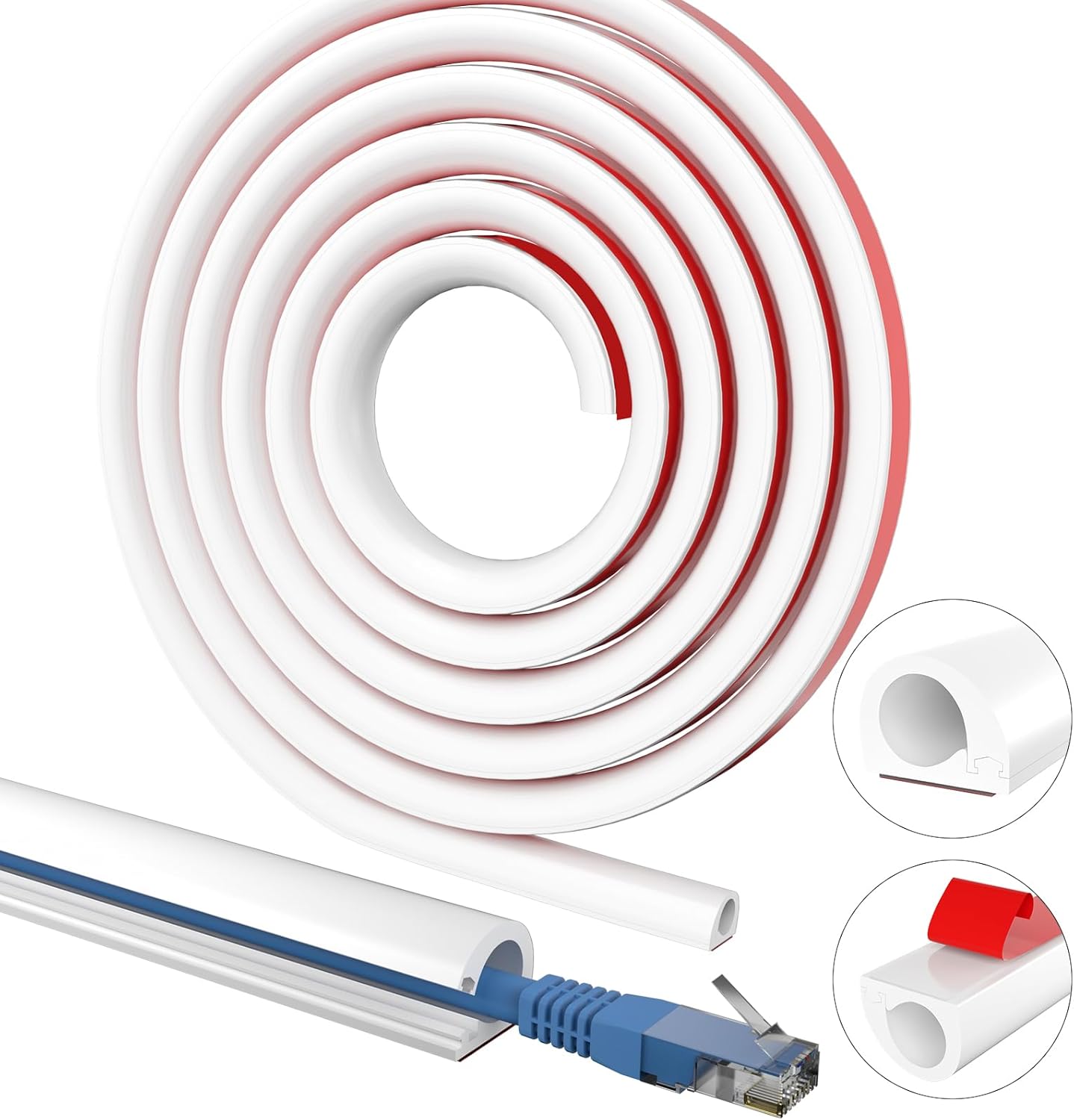 Hide Wires Seamlessly: Flex Cord Cover for TV Wall Mount - Floatlive