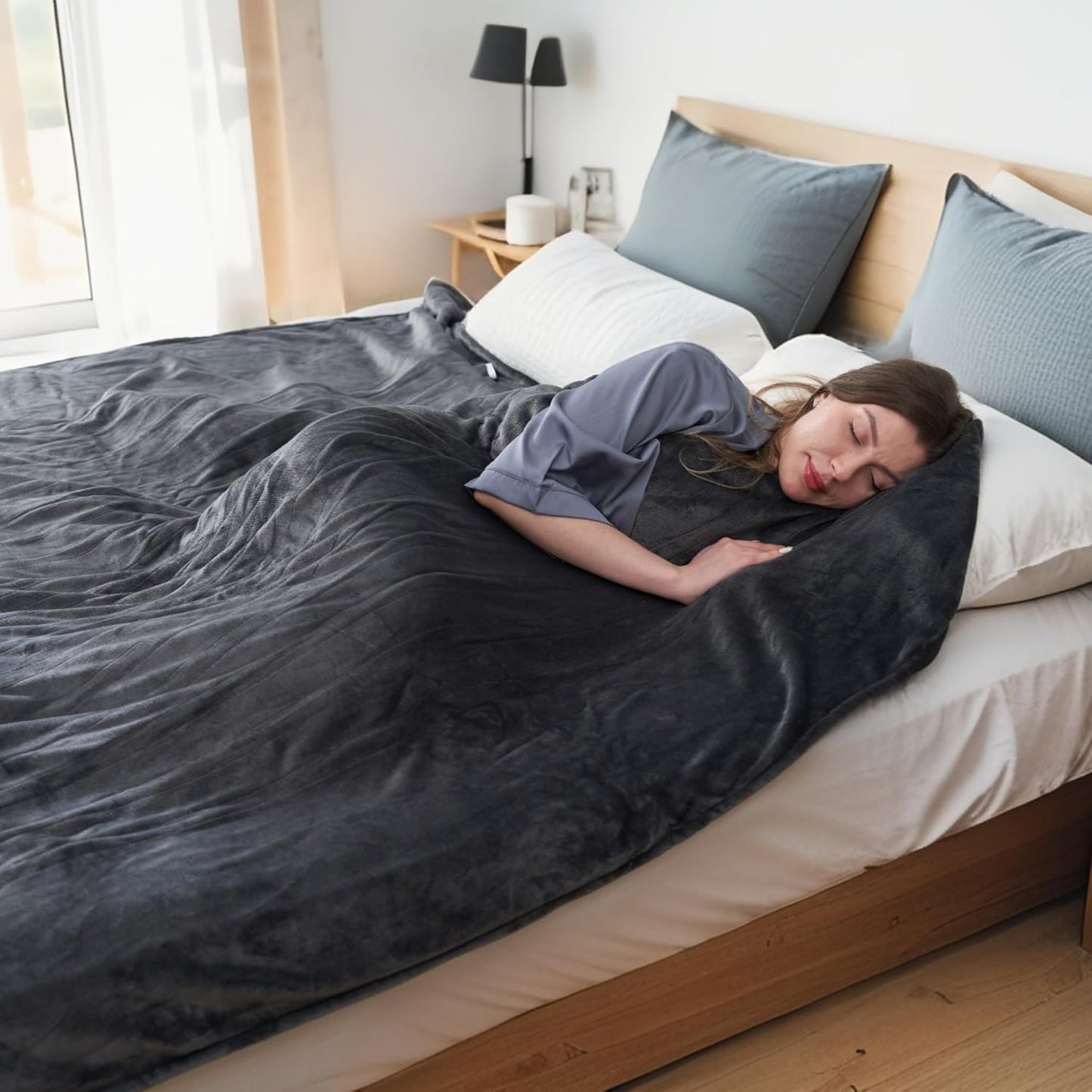 Electric Heated Blanket Twin Size 62x84 for Cozy Warmth
