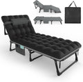 Slendor Foldable Camping Cot: 5 Positions, Comfort Mattress