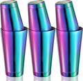 Cocktail Shaker Set 6 Pcs Boston Shakers - Two Sizes for Bars