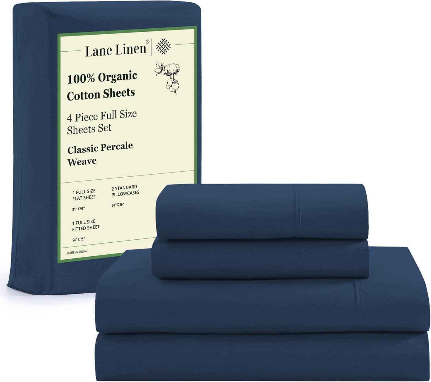 Organic Cotton Full Sheet Set for Luxurious Comfort and Quality