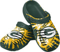 FOCO NFL Team Logo Tie-dye Garden Water Sandals - Roomy Comfort