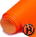 HT Puff Heat Transfer Vinyl 20in Neon Orange (25 Yards) - 3D Puff
