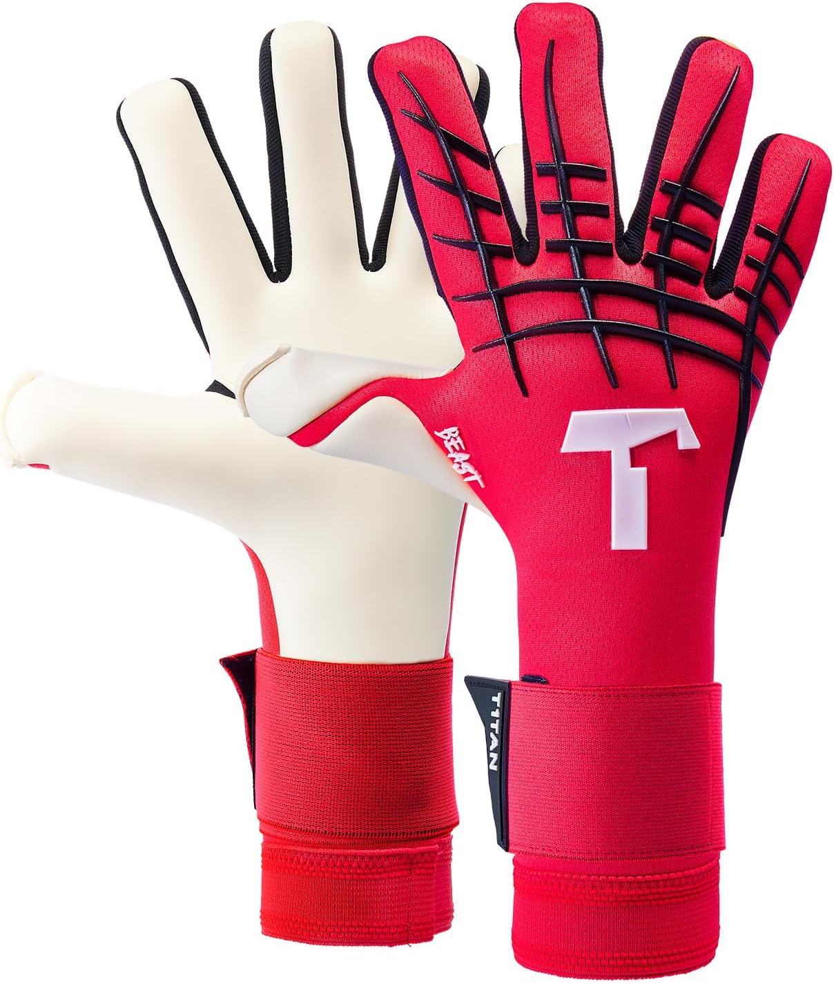 T1TAN Beast Goalkeeper Gloves for Ultimate Performance in Soccer