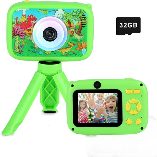 SUZIYO Kids Video Camera - HD Selfie Camcorder for Ages 4-9