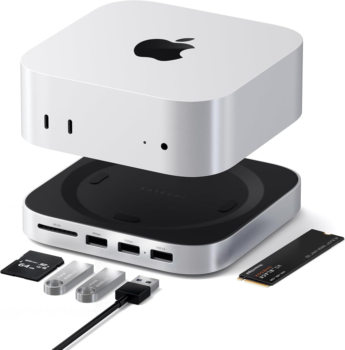 Satechi Mac Mini M4 Hub & Stand with NVMe SSD Enclosure Review