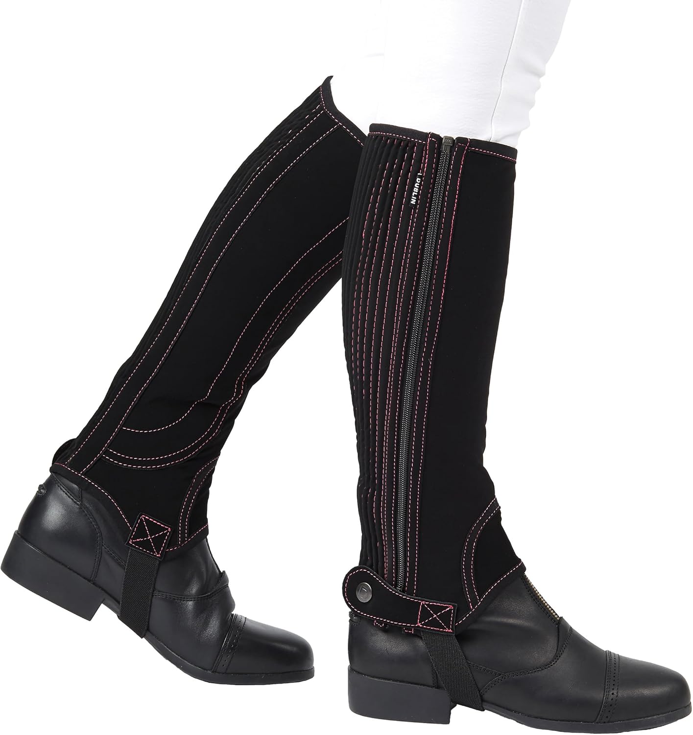 Dublin Easy-Care Half Chaps II for Ultimate Riding Comfort
