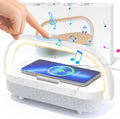 LED Bedside Lamp Touch Lamp with Wireless Charger and Bluetooth