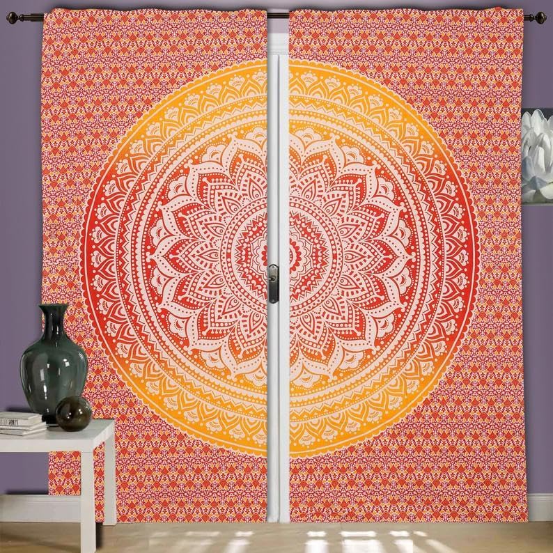 Bohemian Mandala Curtain Set ~ GDONLINE