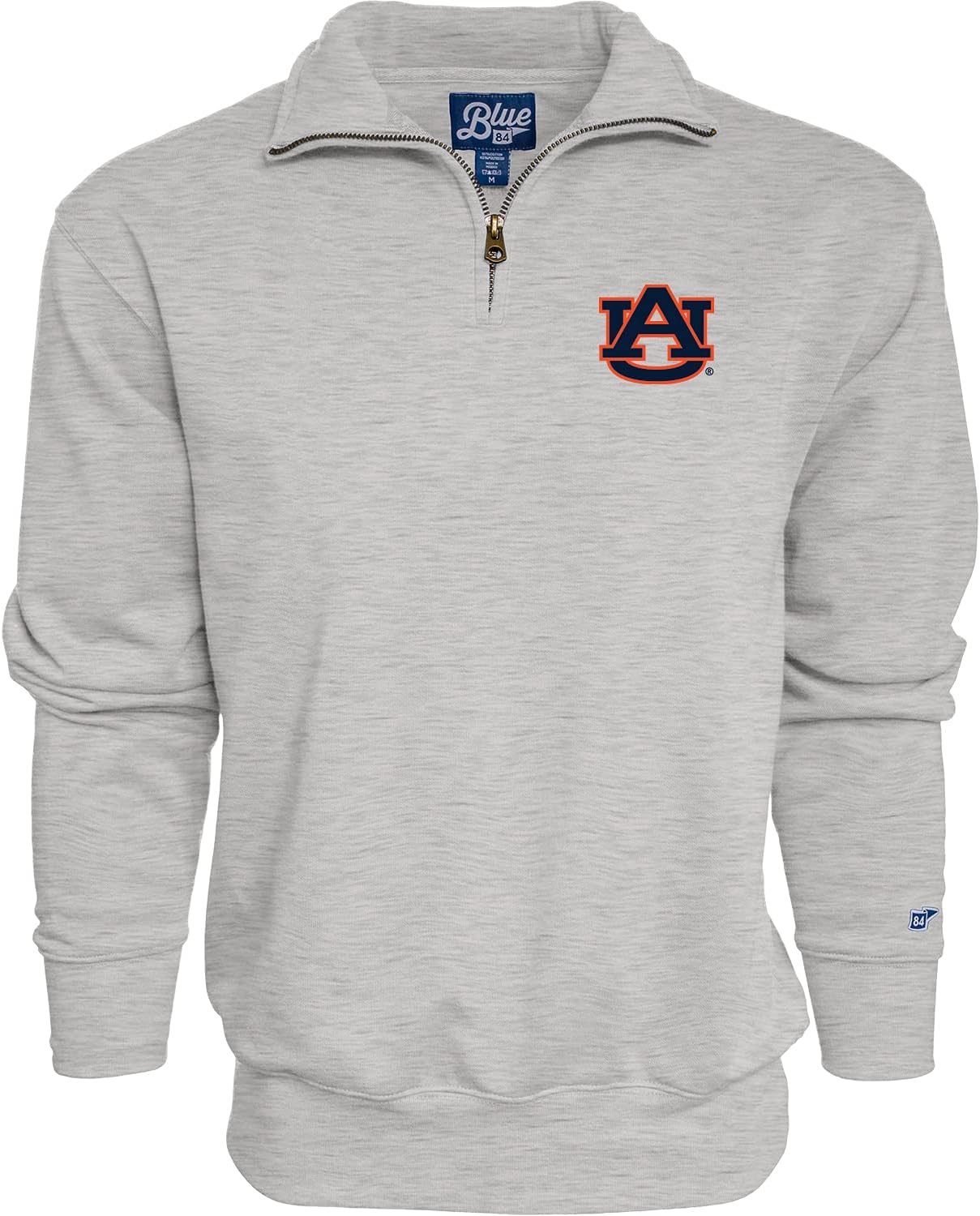 Auburn Tigers Men's Quarter Zip Sweatshirt by Blue 84 - Iconic Style