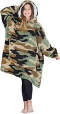 Tirrinia Oversized Blanket Hoodie - Wearable Sherpa for Cozy Warmth
