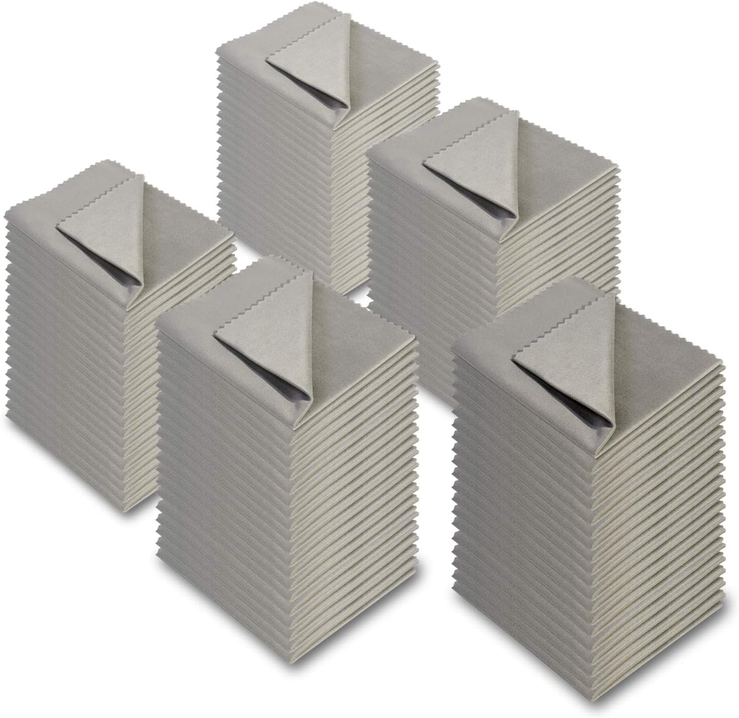 AAwipes 100 Pack Light Gray Cloths - Delicate Surfaces Sparkle!