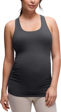 Butterluxe Maternity Racerback Tank Top - Supportive Built-In Bra