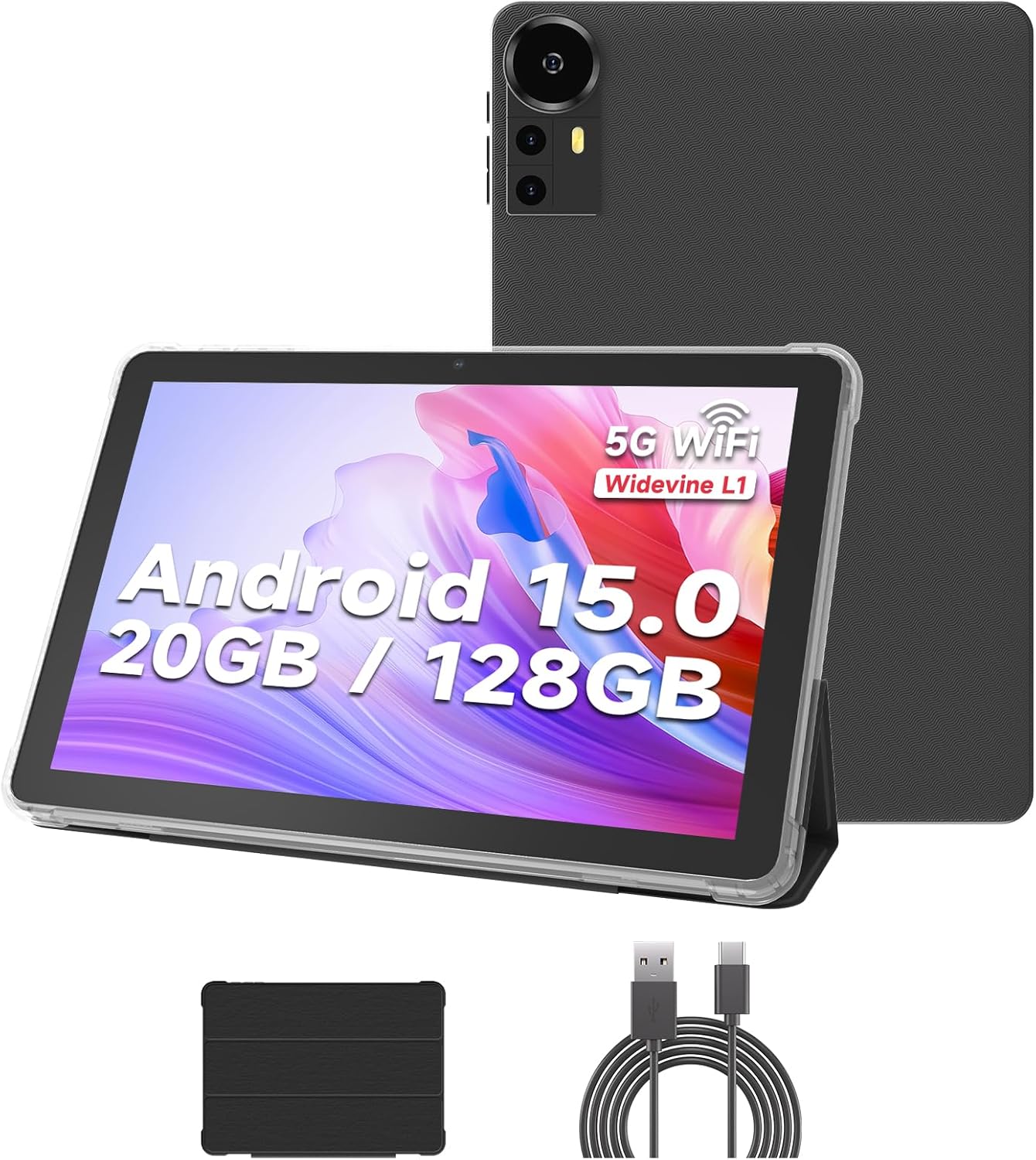 DIGITHINK 10 inch Android 15.0 Tablet PC with Dual Camera